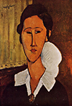Amedeo Modigliani Portrait of Anna - 1918 oil painting reproduction