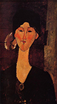 Amedeo Modigliani Portrait of Beatrice Hastings - 1915 (2) oil painting reproduction