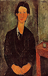 Amedeo Modigliani Portrait of Chaim Soutine - 1917 oil painting reproduction