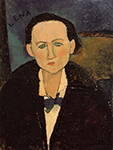 Amedeo Modigliani Portrait of Elena Pavlowski - 1917 oil painting reproduction