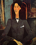 Amedeo Modigliani Portrait of Jean Cocteau - 1917 oil painting reproduction