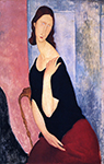 Amedeo Modigliani Portrait of Jeanne Hebuterne - 1918 (2) oil painting reproduction