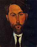 Amedeo Modigliani Portrait of Leopold Zborowski - 1917-18 oil painting reproduction