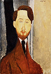 Amedeo Modigliani Portrait of Leopold Zborowski - 1919 oil painting reproduction
