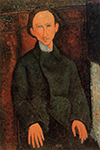 Amedeo Modigliani Portrait of Pinchus Kremenge - 1916 oil painting reproduction