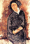 Amedeo Modigliani Seated Woman - 1919 oil painting reproduction
