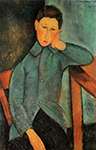 Amedeo Modigliani The Boy - 1918 oil painting reproduction