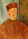 Amedeo Modigliani The Zouave - 1918 oil painting reproduction