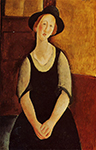 Amedeo Modigliani Thora Klinckowstrom - 1919 oil painting reproduction