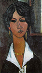Amedeo Modigliani Woman of Algiers (also known as Almaisa) - 1917 oil painting reproduction