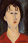 Amedeo Modigliani Woman's Head oil painting reproduction