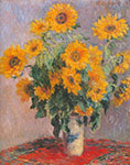 Claude Monet Sunflowers oil painting reproduction