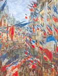 Claude Monet Rue Saint-Denis June 30th, 1878 Celebration oil painting reproduction