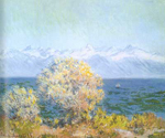 Claude Monet Cap d'Antibes, Mistral oil painting reproduction