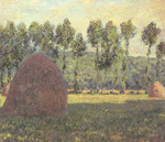 Claude Monet Haystack near Giverny oil painting reproduction