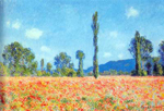 Claude Monet Poppy Field oil painting reproduction