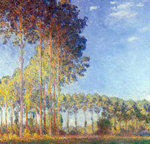 Claude Monet Poplars on the Banks of the Epte oil painting reproduction