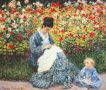 Claude Monet Madame Monet and Child oil painting reproduction