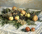 Claude Monet Pears and Grapes oil painting reproduction