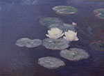 Claude Monet Water Lilies, Evening Effect oil painting reproduction