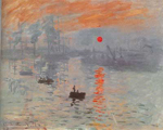 Claude Monet Impression-Sunrise oil painting reproduction