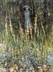 Claude Monet The Garden, Gladioli oil painting reproduction
