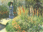 Claude Monet Gladioli oil painting reproduction