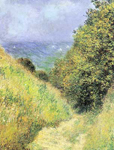Claude Monet Chemin de la Cavee at Pourville oil painting reproduction