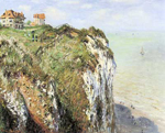 Claude Monet Cliff at Dieppe oil painting reproduction