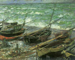 Claude Monet Fishing Boats oil painting reproduction