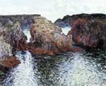 Claude Monet Rocks at Belle-Ile oil painting reproduction
