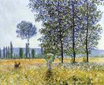 Claude Monet Sunlight Effect under the Poplars oil painting reproduction