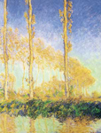 Claude Monet The Poplars, Three Trees, Fall oil painting reproduction