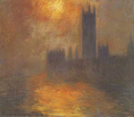 Claude Monet The Houses of Parliament, Sunset oil painting reproduction