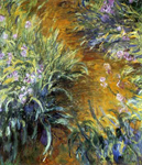 Claude Monet The Path Through the Irises oil painting reproduction