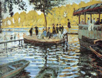 Claude Monet La Grenouillere oil painting reproduction