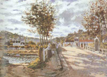 Claude Monet The Bridge at Bougival oil painting reproduction