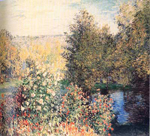 Claude Monet Corner of the Garden at Montgeron oil painting reproduction