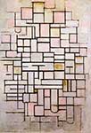 Piet Mondrian Composition 6 oil painting reproduction