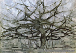 Piet Mondrian The Gray Tree oil painting reproduction
