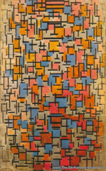 Piet Mondrian Composition 1916 oil painting reproduction
