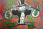 Alec Monopoly Weightlifter oil painting reproduction