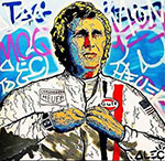 Alec Monopoly Steve McQueen oil painting reproduction