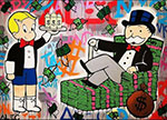 Alec Monopoly Dollar Chair oil painting reproduction