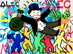 Alec Monopoly Haring Dancing oil painting reproduction