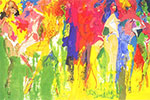 Leroy Neiman Panteras oil painting reproduction