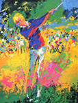 Leroy Neiman Tee Shot Jack Nicklaus oil painting reproduction