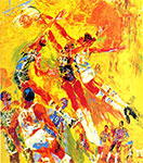 Leroy Neiman Basketball Superstars oil painting reproduction