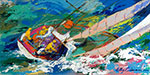 Leroy Neiman Yawl Sailing oil painting reproduction