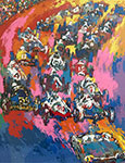 Leroy Neiman Indy Start oil painting reproduction